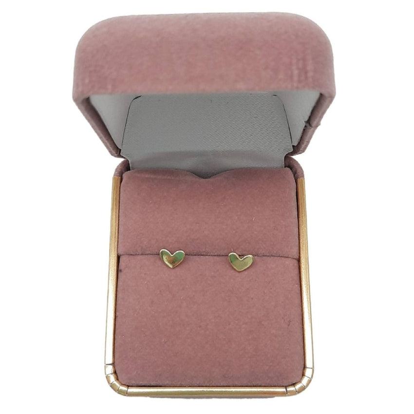 Kids Heart Shape Silver Earrings