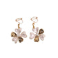 Leaf Design Clip on Earrings