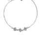 Light Three Cubic Zirconia Stones Bracelet
