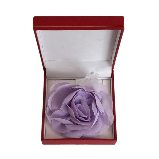 Lilac Chiffon Rose Flower Wrist Corsage