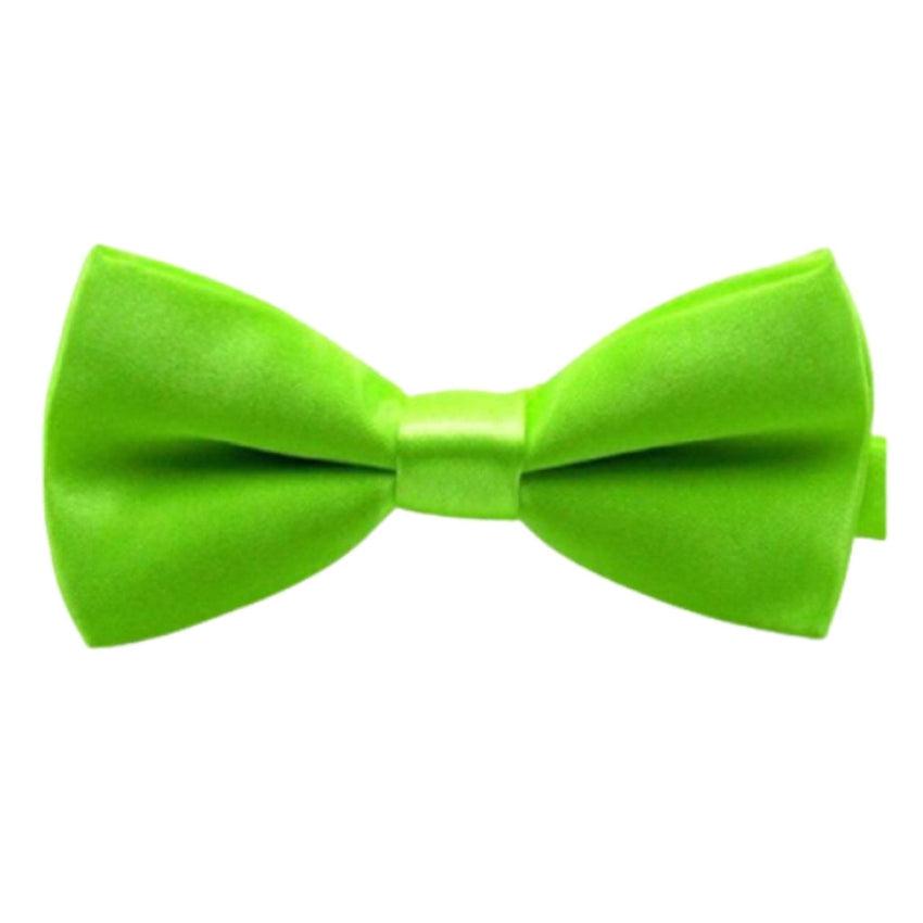 Lime Green Boys Adjustable Bow Tie