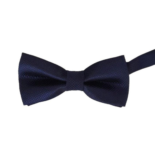 Mens Navy Blue Adjustable Bow Tie