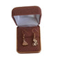 Mouse And Cheese Hook Drop Earrings