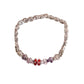 Multi Coloured Flower Stone Bracelet
