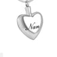 Nan Cremation Ashes Locket