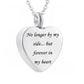 No Longer By My Side Cremation Ashes Locket