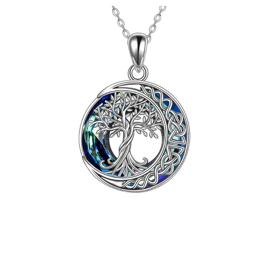 Open Centre Tree Cremation Ashes Locket – Silverbling.ie