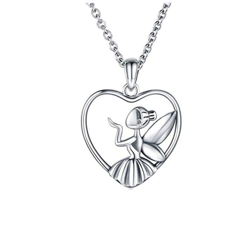 Open Frame Angel Memorial Cremation Ashes Pendant