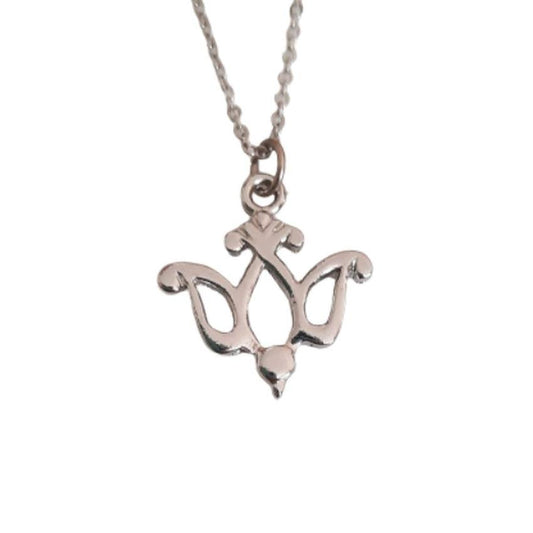 Open Stainless Steel Confirmation Dove Of Peace Necklace