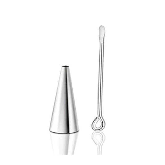 Oval Stainless Steel Filling Kit For Cremation Locket