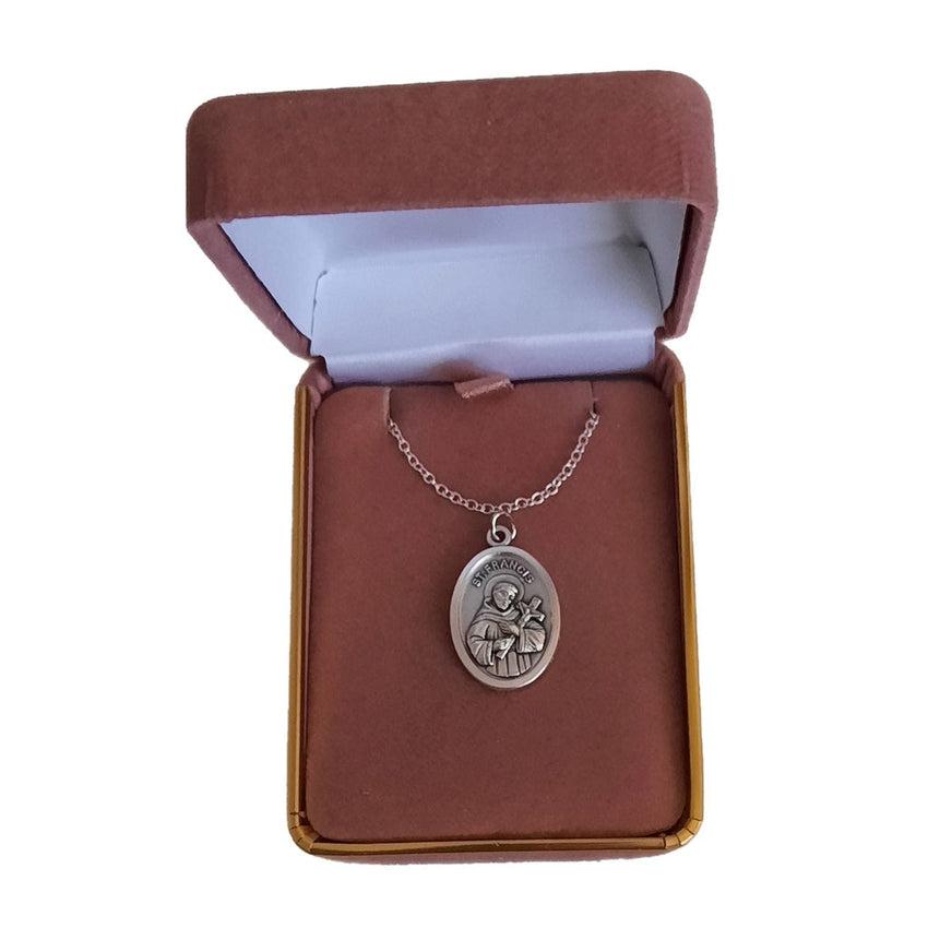 Oxidised St Francis Holy Medal