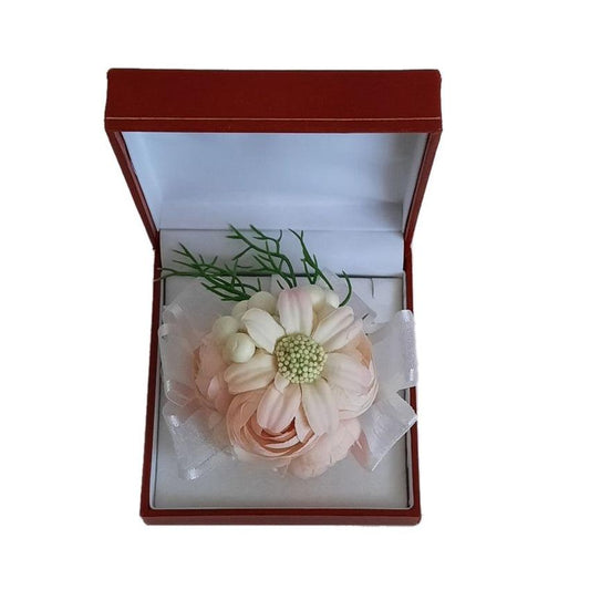 Pale Flower Artificial Wrist Corsage