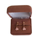Pearl Centre Small Pink Flower Clip On Earrings