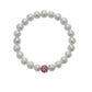 Pink Shamballa Stone Pearl Bead Child's Bracelet