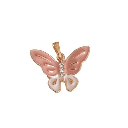 Pink Butterfly Childrens Fashion Pendant