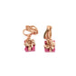 Pink Present Clip On Earrings