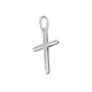 Plain Sterling Silver Children's Cross Pendant