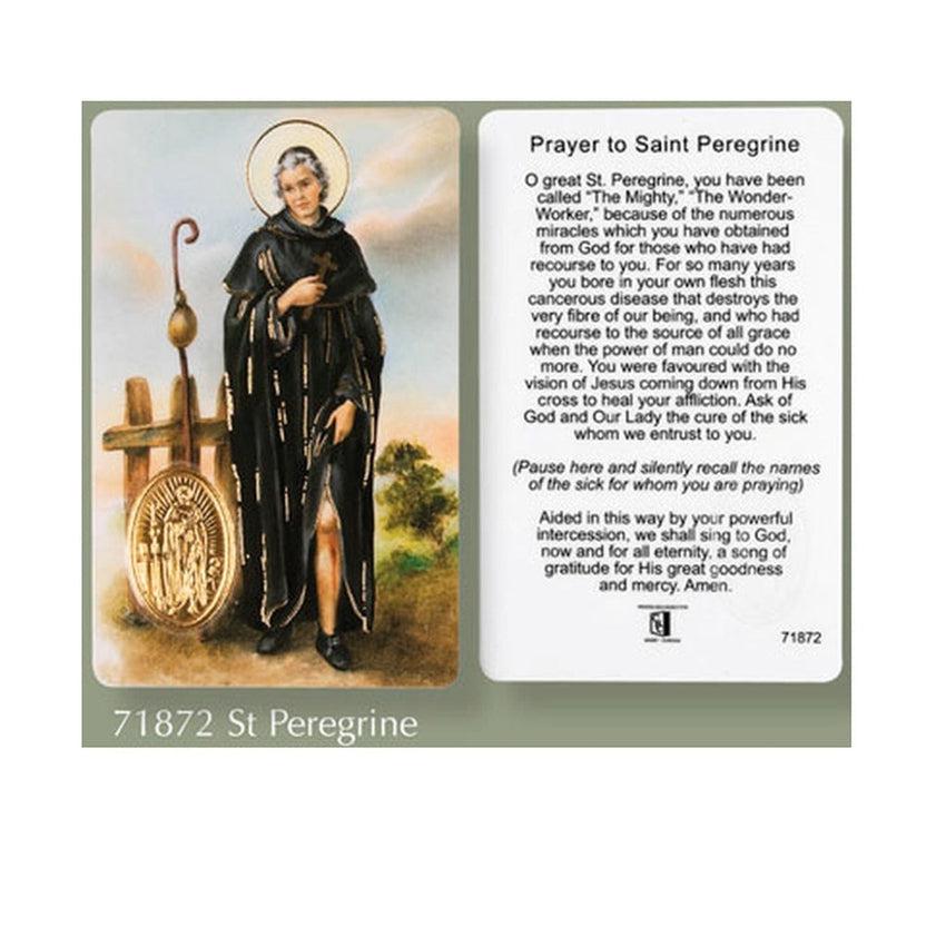 Prayer To St Peregrine Card