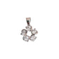 Pretty 5 Stone CZ Flower Pendant
