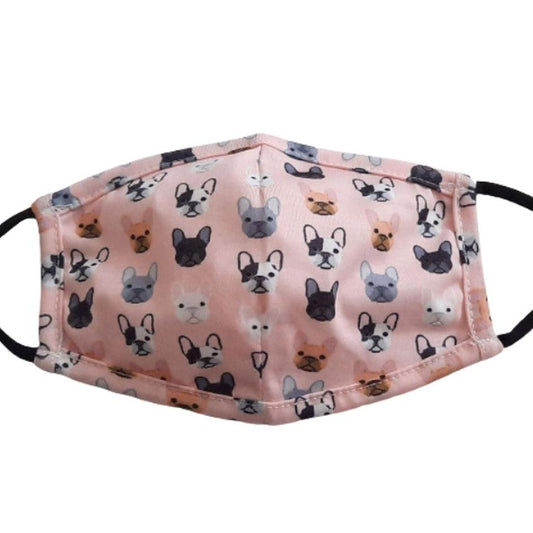 Pug Print Face Mask