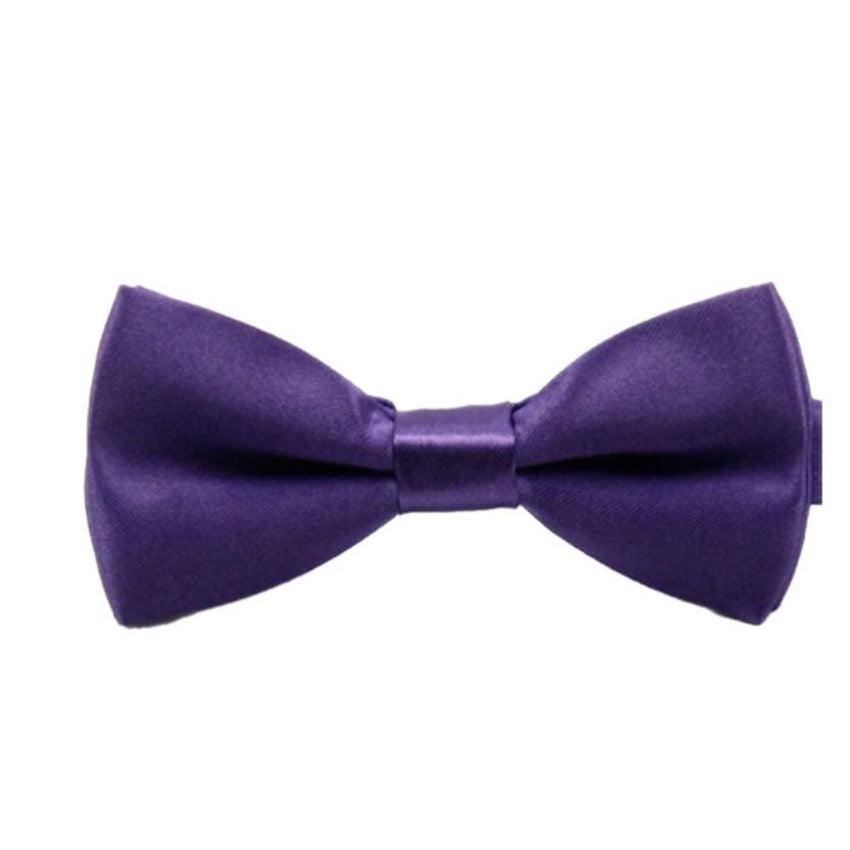Purple Boys Adjustable Dickie Bow Tie