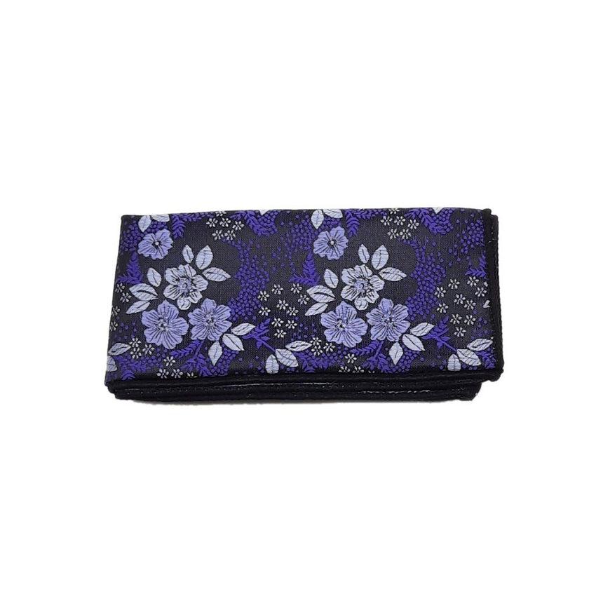 Purple Floral Pocket Square Hanky