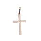 Real Diamond Sterling Silver Cross Pendant