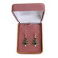Red And Green Christmas Tree Hook Earrings