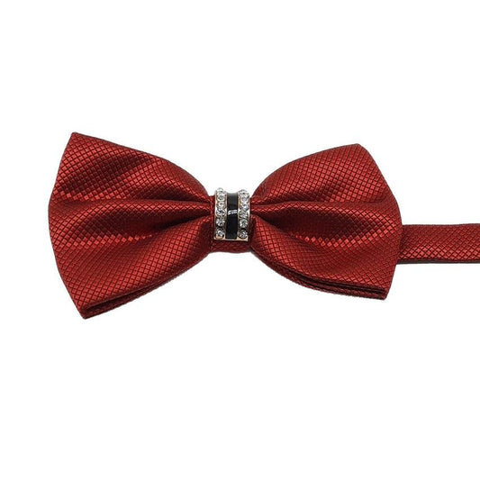 Red Bow Tie With A Diamante Centre
