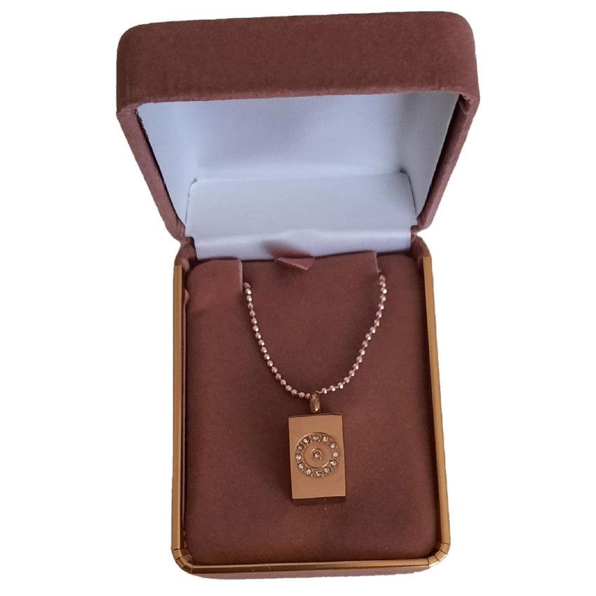 Rose Gold Colour Cremation Ashes Locket