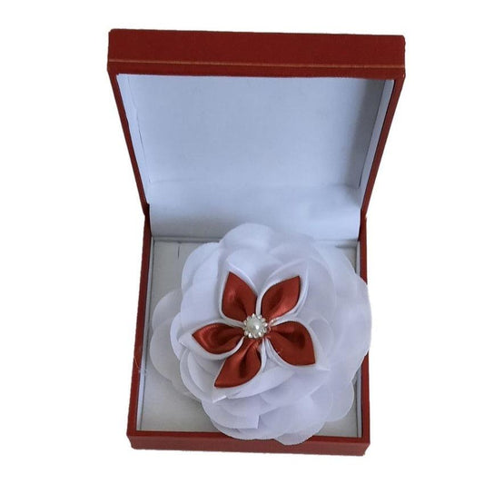 Rust Colour Flower Wrist Corsage