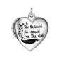 She Believed She Could So She Did Silver Plated Locket