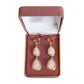 Shimmer Pearl Drop Clip On Earrings