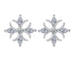Silver Fancy Earrings with Cubic Zirconia Stone