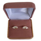 Silver Rainbow Coloured Childrens Stud Earrings