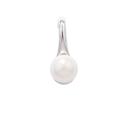 Small Delicate Child Size Pearl Pendant on a Silver Chain