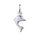 Small Sterling Silver Dolphin Pendant