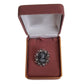 Small Crystal Set Traditional Cameo Brooch