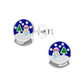 Snow Globe Sterling Silver Earrings