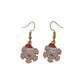 Snowflake Monster Dangly Earrings