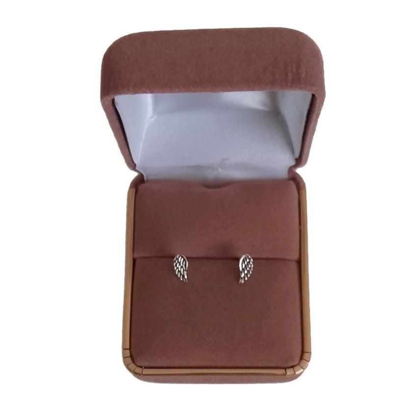 Sterling Silver Angel Wing Earrings