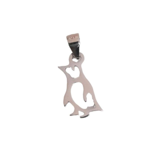Sterling Silver Childrens Small Penguin Pendant