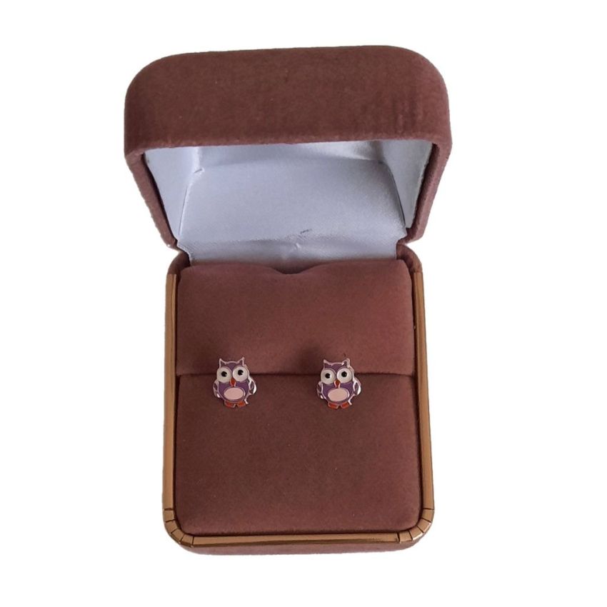 Sterling Silver Owl Earrings(2)