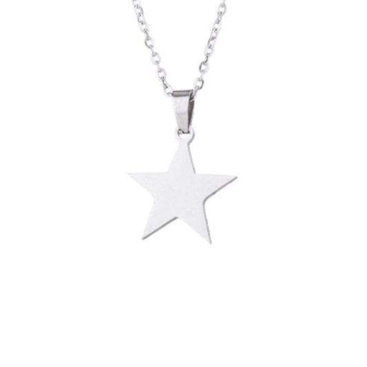 Sterling Silver Small Star Necklace