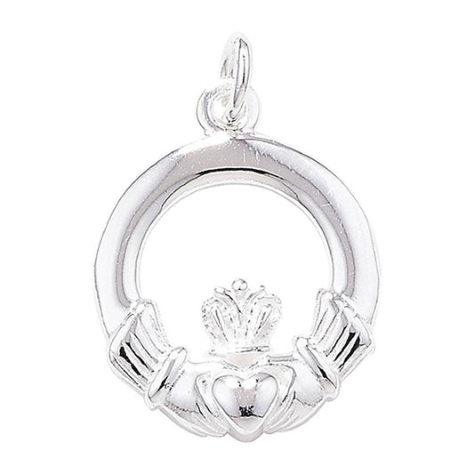 Sterling Silver Claddagh Pendant