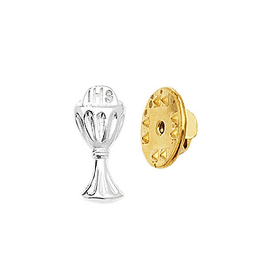 Sterling Silver Communion Chalice Lapel Pin