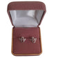Sterling Silver Open Wing Girls Angel Earrings