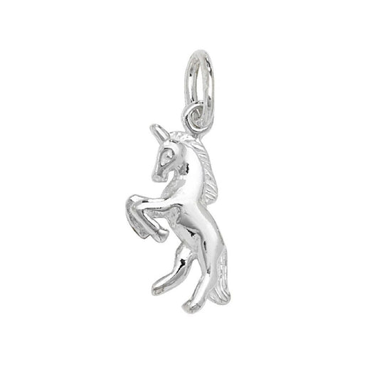 Sterling Silver Small Childrens Unicorn Necklace