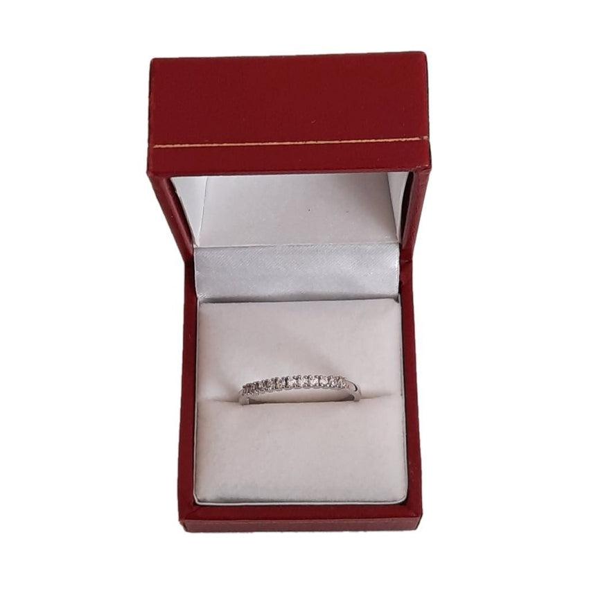 Stone Set Cubic Zirconia Ladies Fashion Wedding Ring