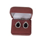 Tear Drop Black Crystal Clip On Earrings(2)